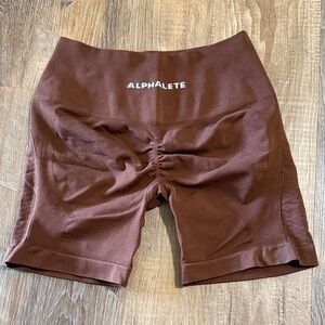 Alphalete Women's Chocolate Bike Shorts
